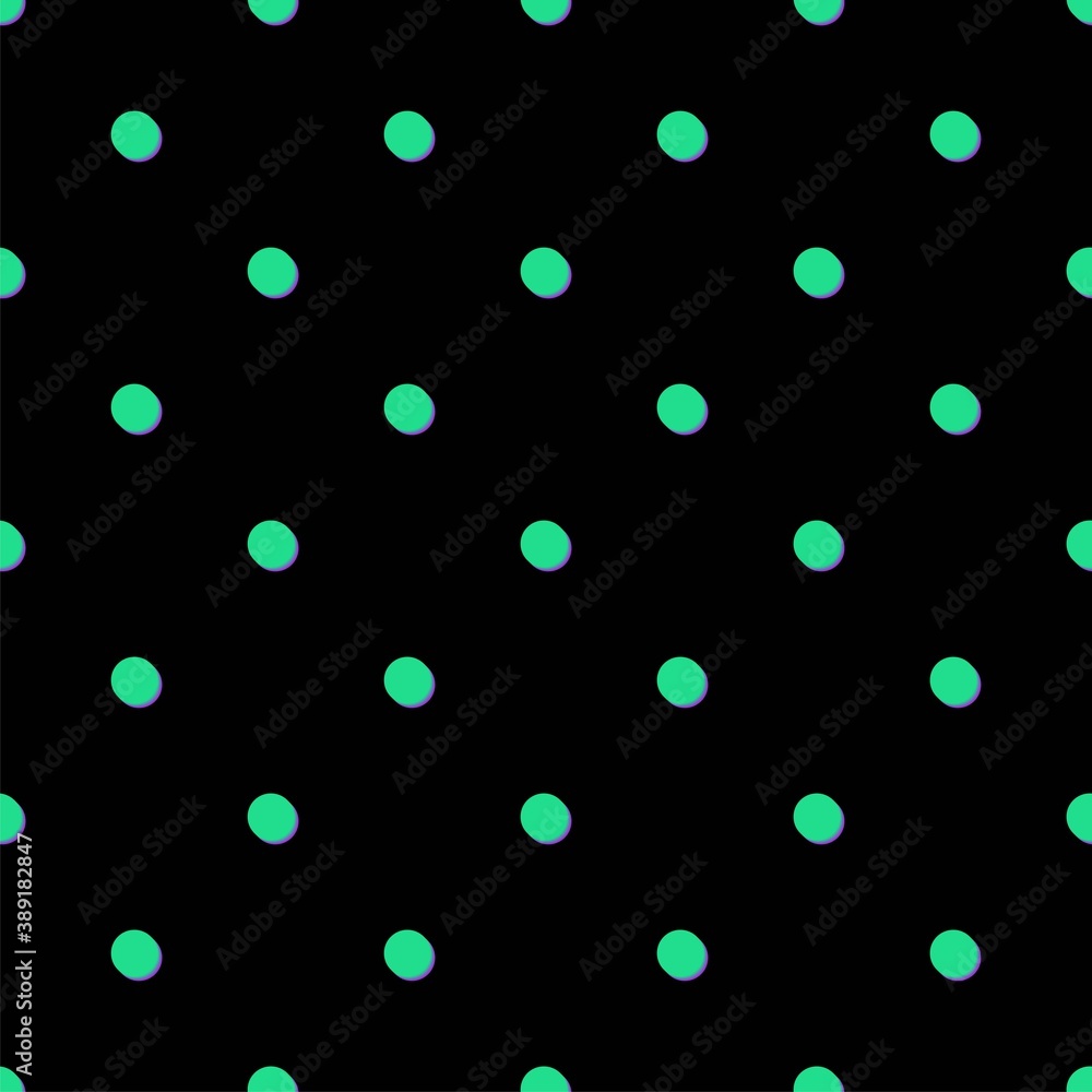 neon dots pattern seamless. green dots pattern seamless.texture with neon green polka dots on black background. For cards, invitations,web design, halloween background,arts and scrapbooks,cards,covers