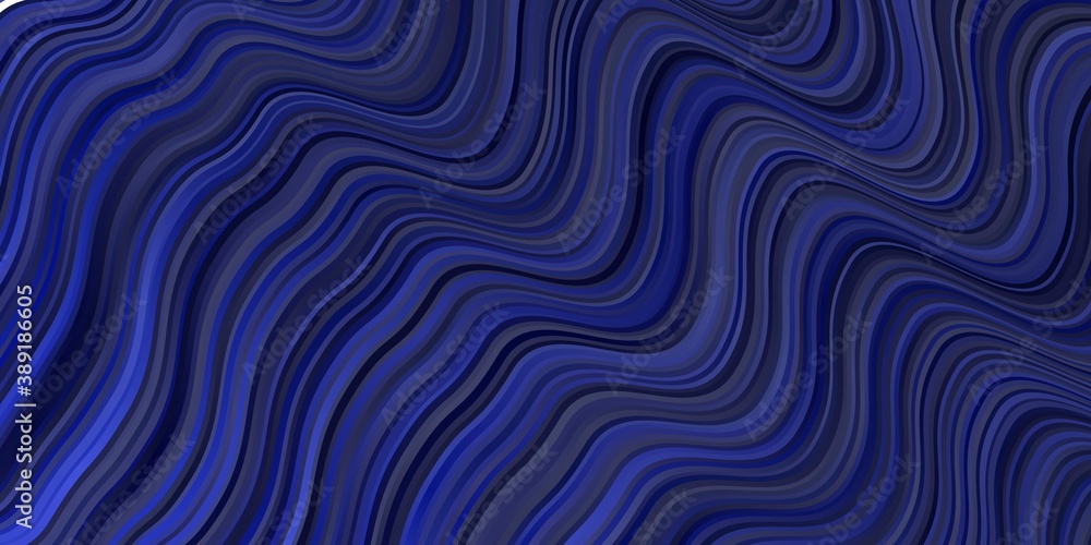 Dark BLUE vector backdrop with circular arc. Dark BLUE vector backdrop with circular arc.