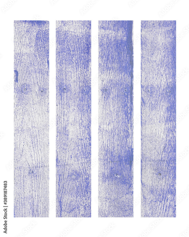Fototapeta premium purple wooden plank on white background