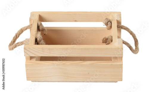 Fototapeta Naklejka Na Ścianę i Meble -  Japanese wooden box on white background