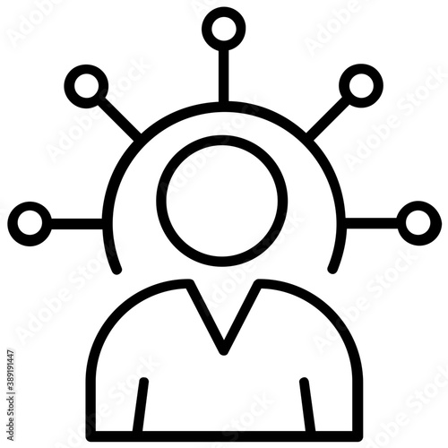 
Business opportunities diagram flat icon 
