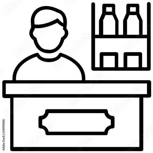 
Merchant, a man involved in business or trade 
