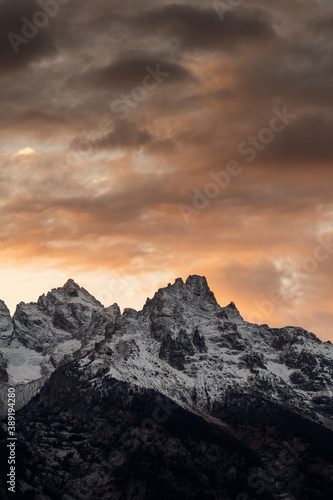 Sunset and mountains © Tony Campbell