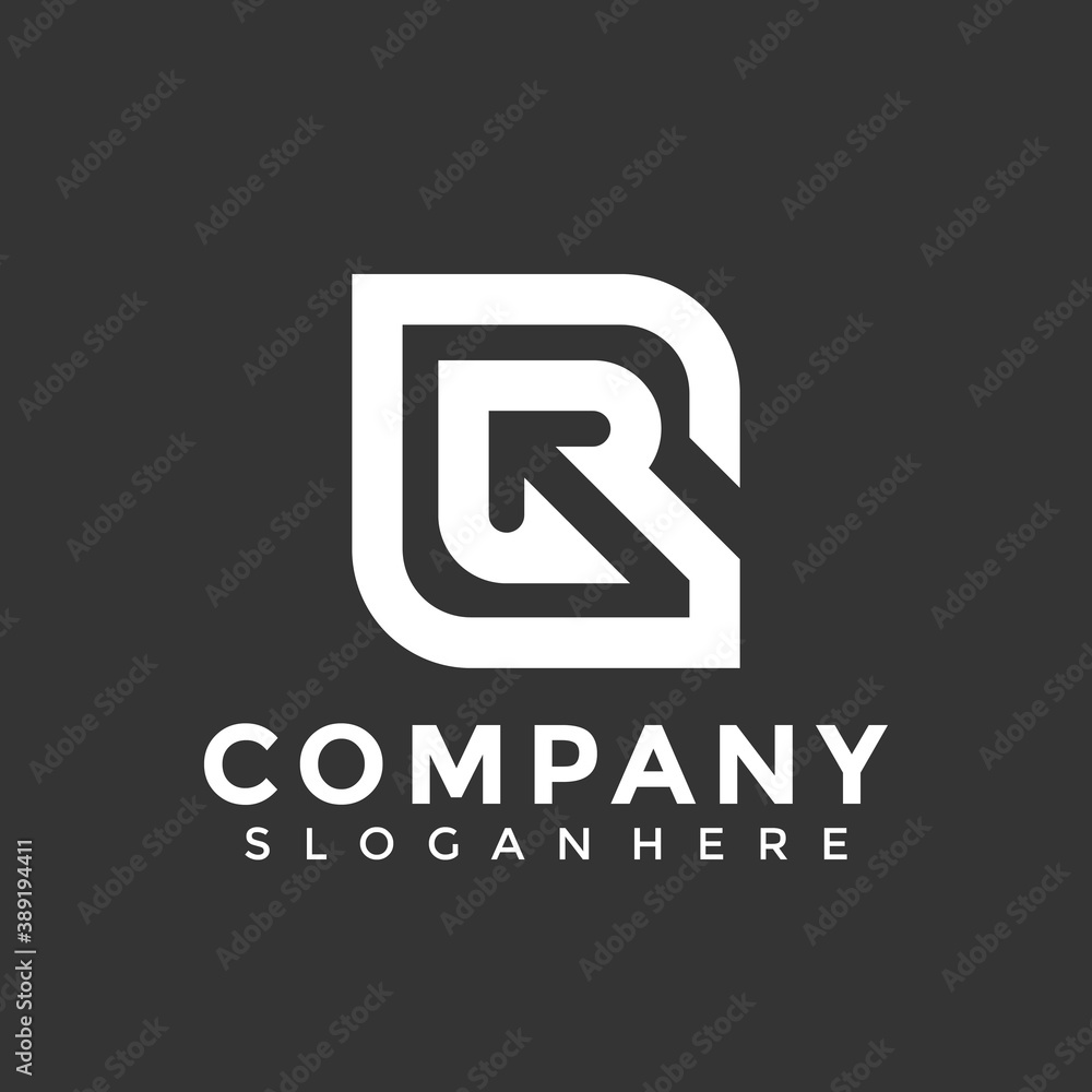 Initial Letter R Arrow Monogram logo design element vector Illustration Initial Letter R Arrow Monogram logo design element vector Illustration