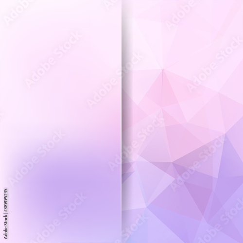 Abstract polygonal vector background. Pastel pink geometric vector illustration. Creative design template. Abstract vector background for use in design