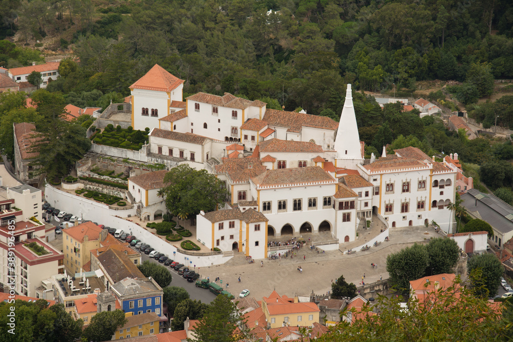 Sintra national Palace is the top view.