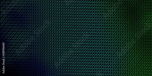 Dark Blue, Green vector backdrop with lines.