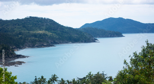 Hill Inlet lookout at Hamilton Island, Airlie Beach QLD Australia on Saturday 24th October 2020