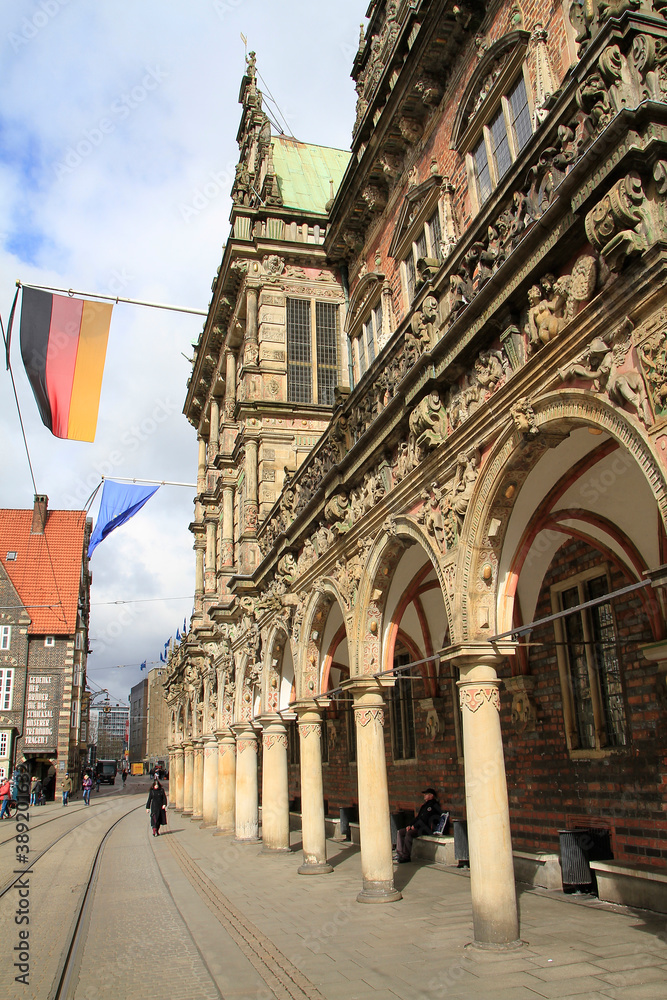 Bremen, Bremer Rathaus, UNESCO-Weltkulturerbe, Deutschland, Europa  -- 
Bremen, Bremen Town Hall, UNESCO World Heritage Site, Germany, Europe