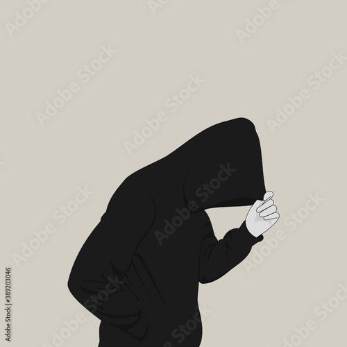 silhouette of a man