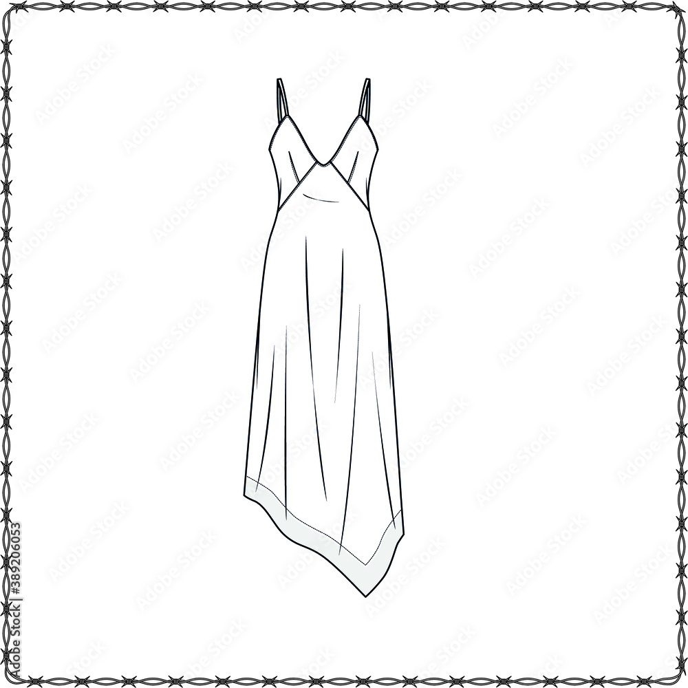women dress editable fashion flat sketch for creating new designs mockup women dress editable fashion flat sketch for creating new designs mockup
