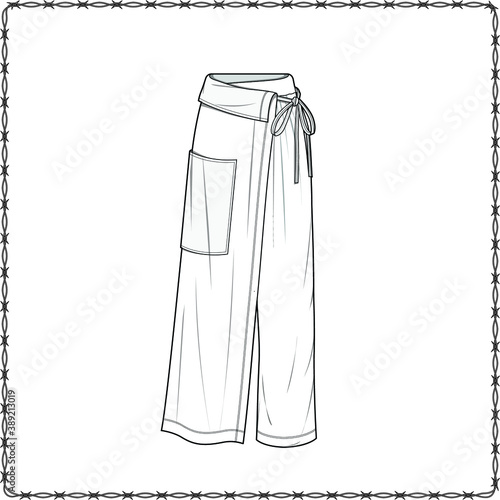 skirts dress editable fashion flat sketch for creating new designs mockup
