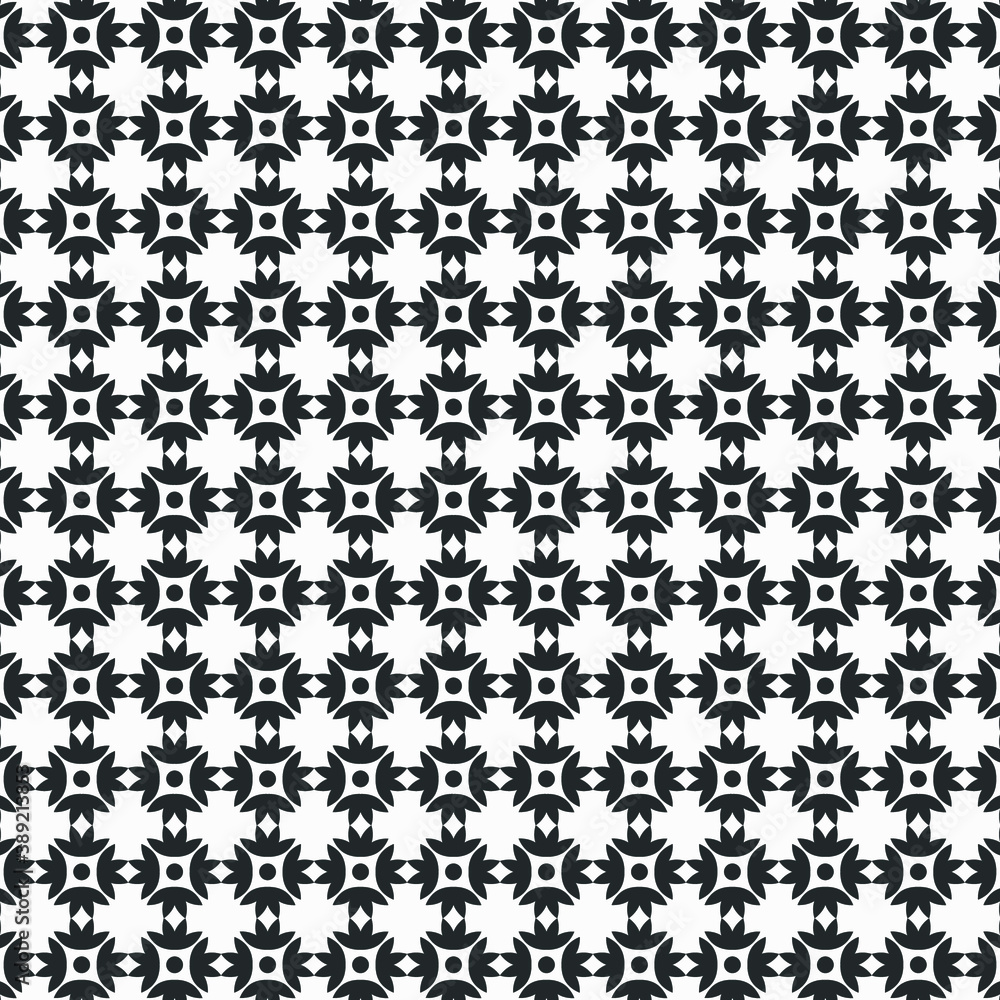 abstact flower vector pattern. pattern is on swatches panel