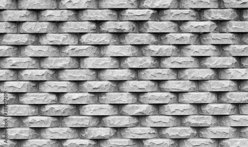 gray brick wall background, close up photo