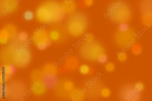 Blurred burnt orange bokeh background, party lights