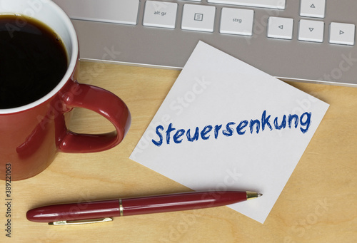 Steuersenkung  photo