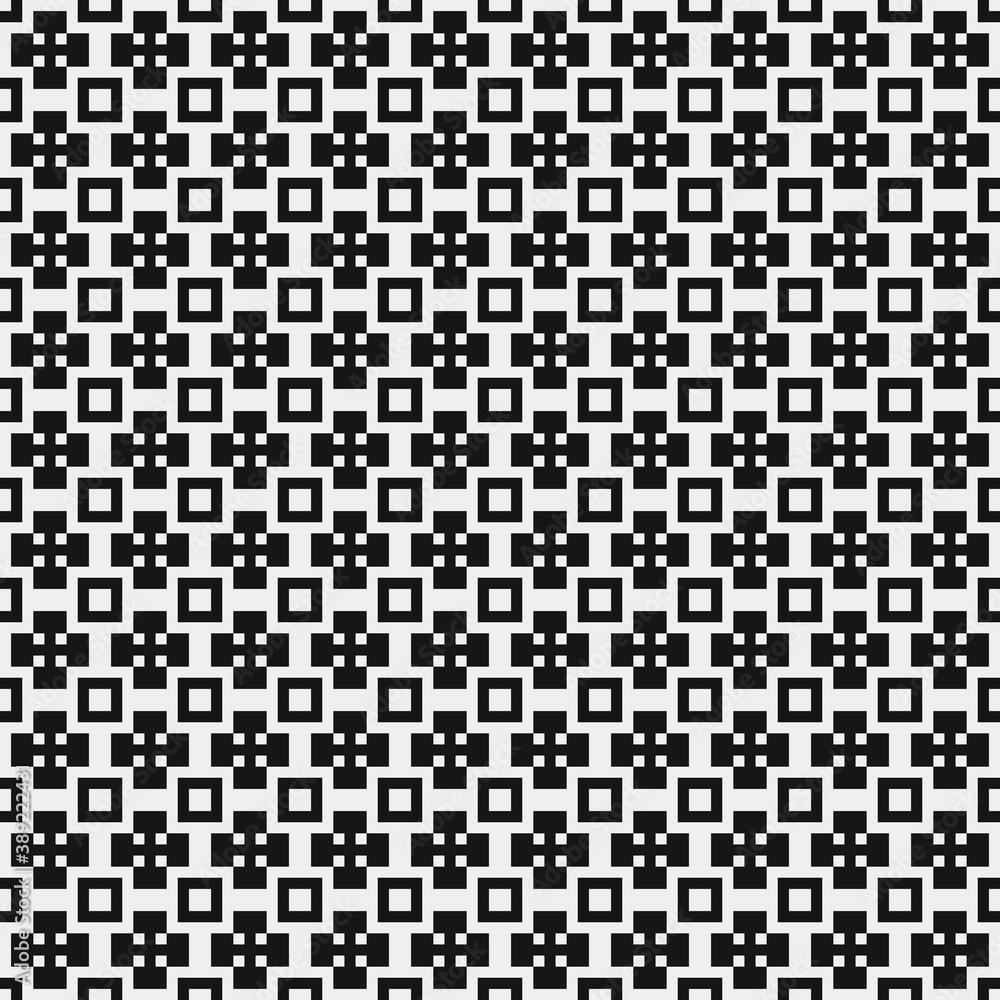 Fototapeta premium Abstract Cross Pattern Dots Logo generative computational art illustration