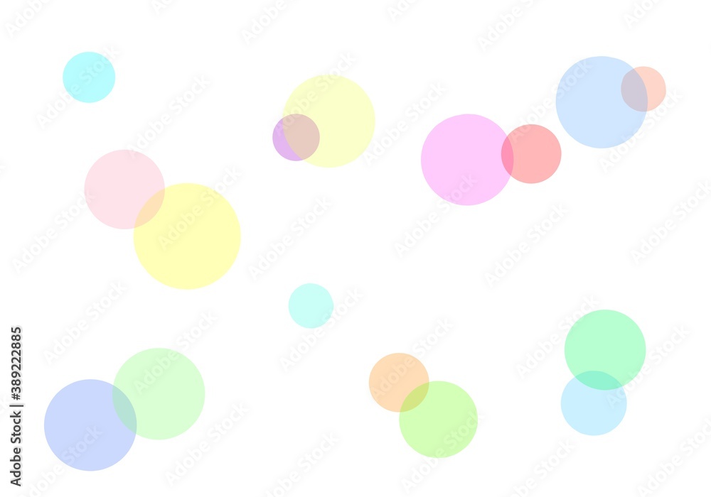 Colorful polka dot background