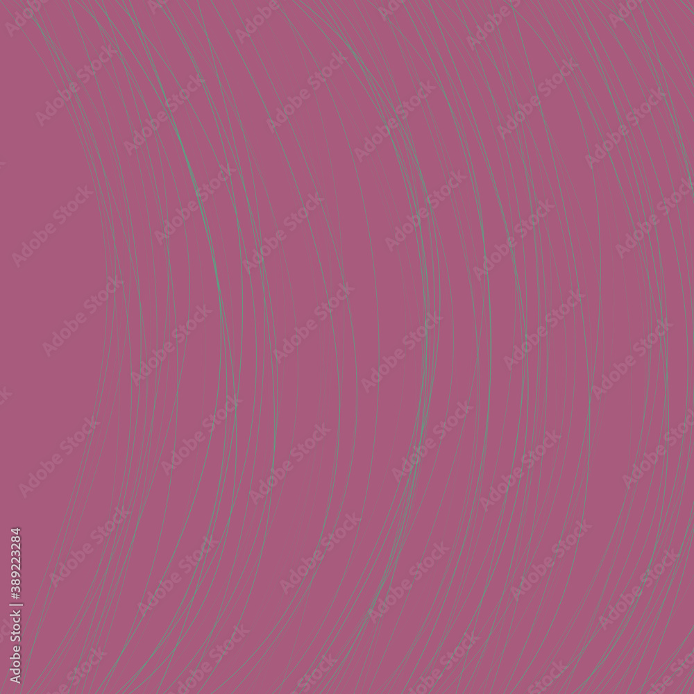 Individual pattern with a network of randomly arranged soft bent stripes in contrast color with background Individual pattern with a network of randomly arranged soft bent stripes in contrast color with background