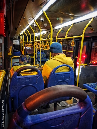 passenger in the bus