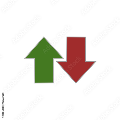Free Download icon for the arrow up sign in, arrow down sign out. - GFXLoad
