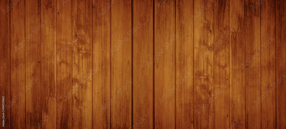 Fototapeta premium Old brown grunge rustic dark wooden texture - wood / timber background panorama banner