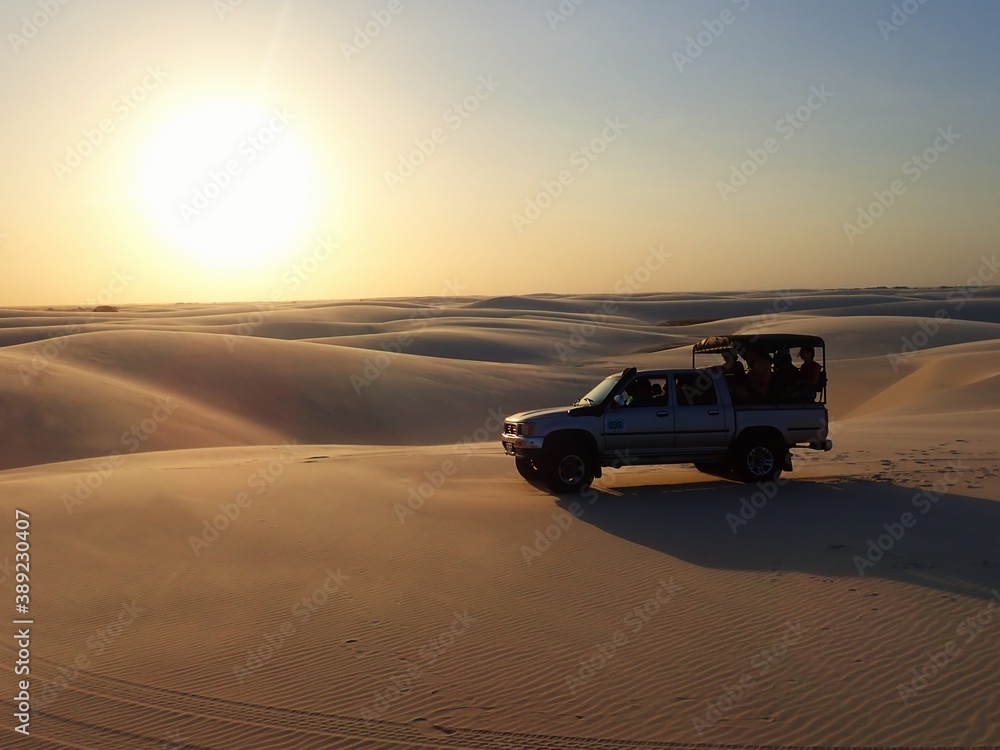 Jeep tour sunset