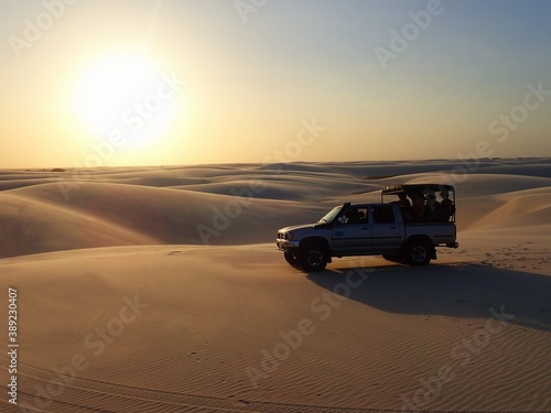 Jeep tour sunset