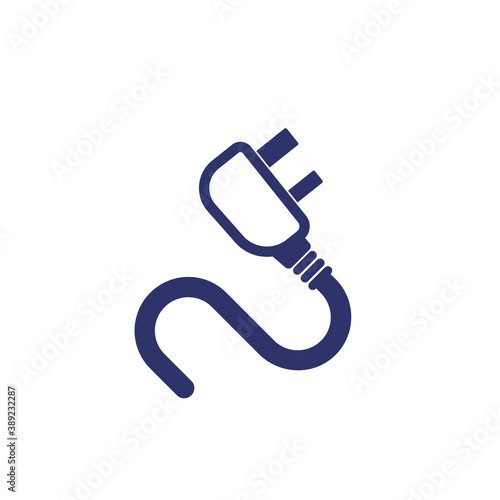 uk electric plug, vector icon, sign