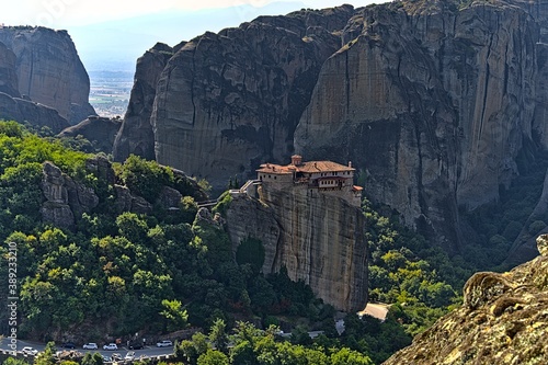 Monastery of Rousanou on a sunny day