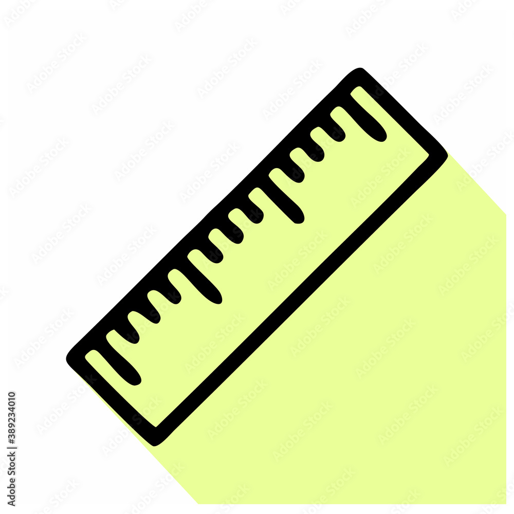 rulers icon isolated on white background from school and education line collection. rulers icon isolated on white background from school and education line collection.