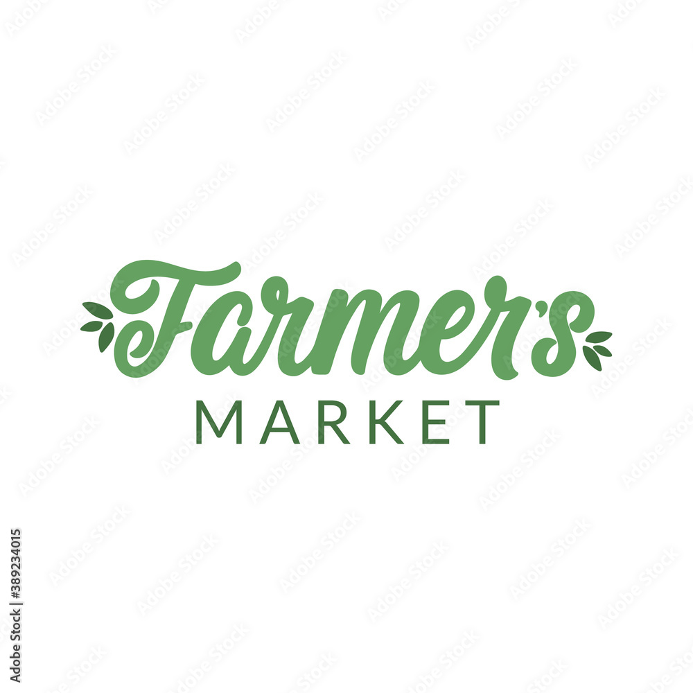 Hand lettered quote. The inscription: Farmer's market.Perfect design for greeting cards, posters, T-shirts, banners, print invitations. Hand lettered quote. The inscription: Farmer's market.Perfect design for greeting cards, posters, T-shirts, banners, print invitations.