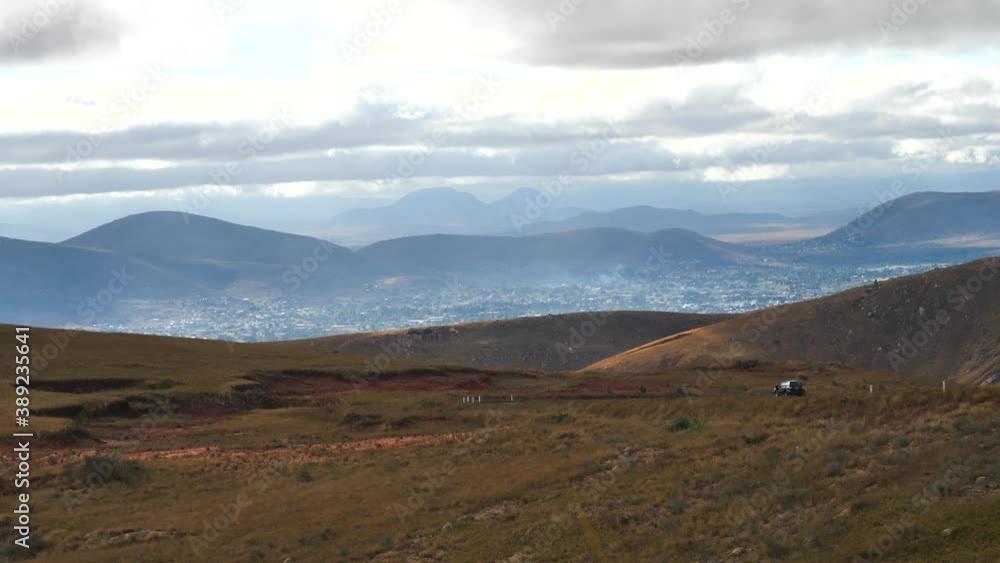 Landscape View Of Andasibe Town In The Valley Below, Madagascar