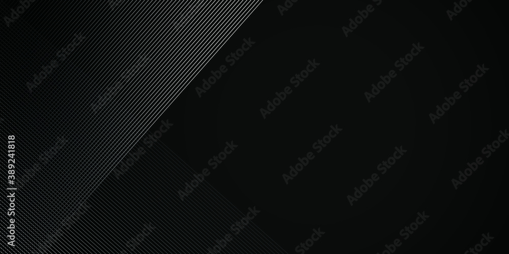 
Black abstract presentation background with line pattern