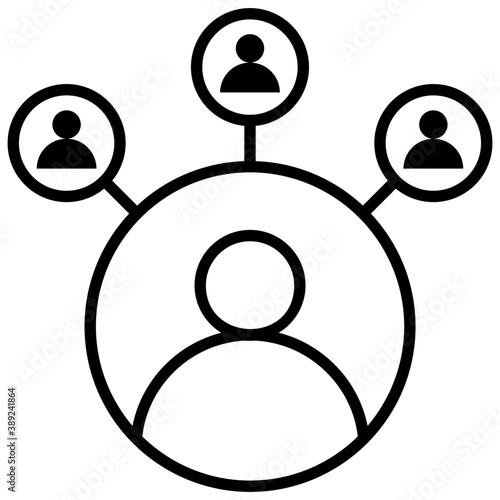 
Line icon connections, multiple transactions 
