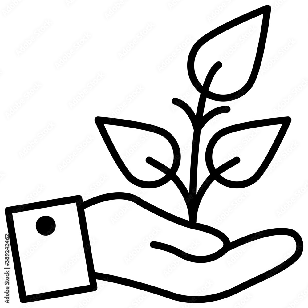 Line icon growth, protecting environment
Line icon growth, protecting environment