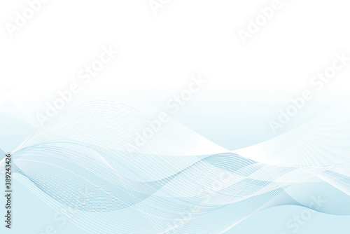 Winter bright abstract vector waves on white