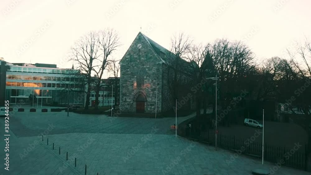Stavanger Cathedral Church Aerial Domkirken i Stavanger Stavanger Cathedral Church Aerial Domkirken i Stavanger