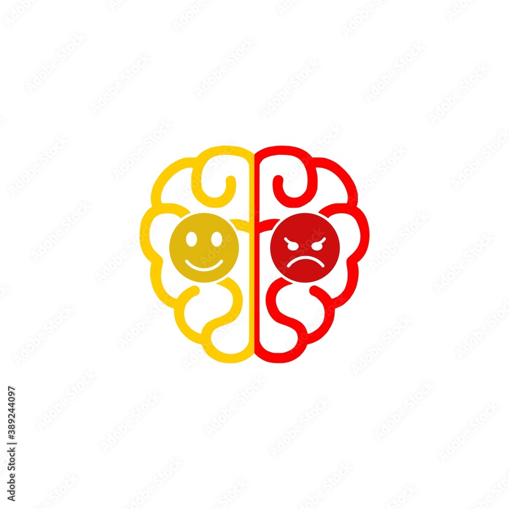 Brain concept icon isolated on white background Brain concept icon isolated on white background