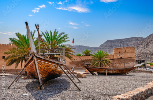 Eingang von Castle von Khasab, Oman