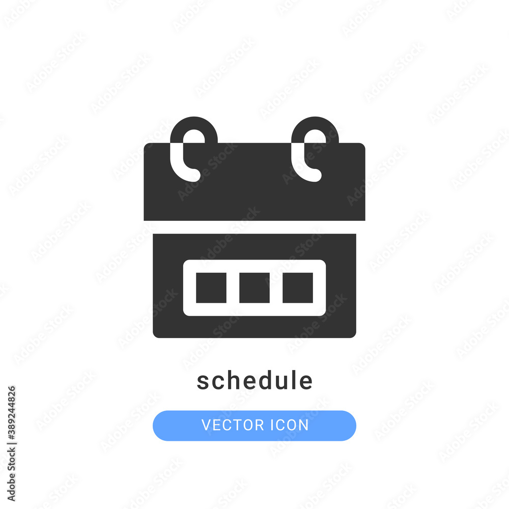 schedule icon vector illustration. schedule icon glyph design. schedule icon vector illustration. schedule icon glyph design.