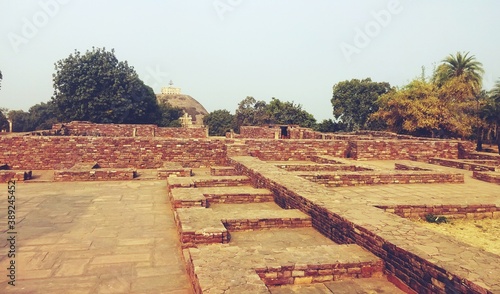 Sanchi Stupa, bhopal, madhyapradesh, India ,UNESCO World Heritage site photo