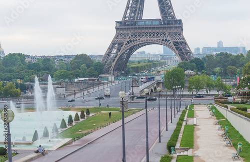 Paris, France, Square near the Eiffel tower