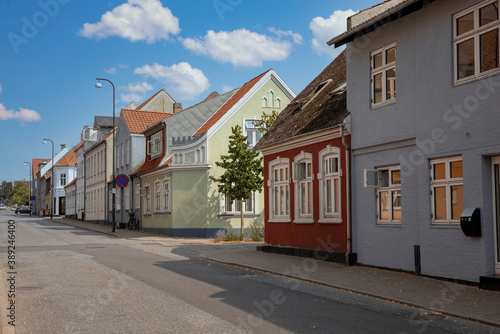 Fototapeta Naklejka Na Ścianę i Meble -  Street in the Fredericia town