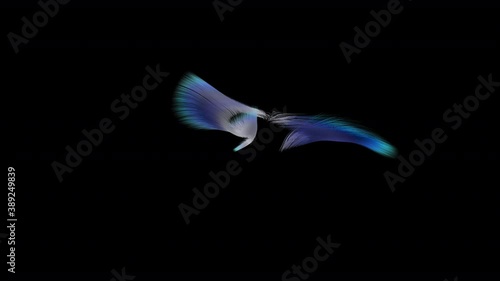 Soft and delicate blue abstract motion background. Original file without editing