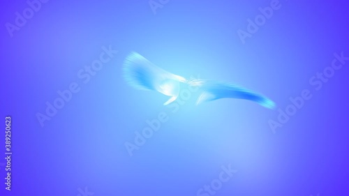 Soft and delicate blue abstract motion background