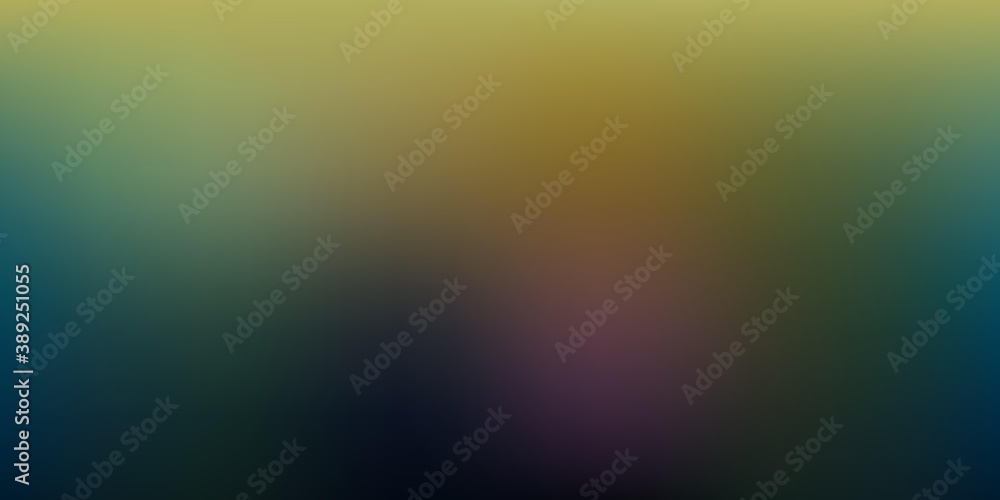 Dark Blue, Yellow vector abstract blur background.
