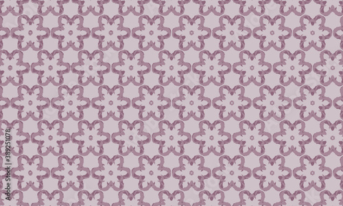  purple geometric floral pattern.