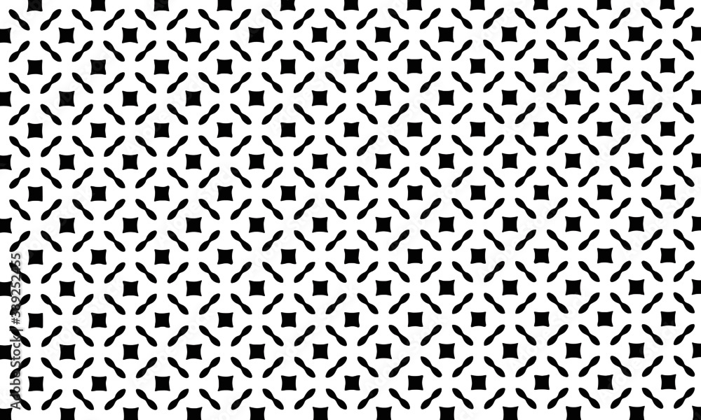 black and white pattern forming a mosaic. black and white pattern forming a mosaic.
