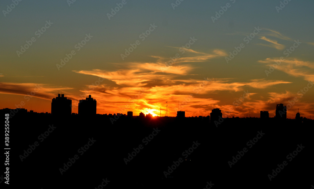atardecer dorado atardecer dorado